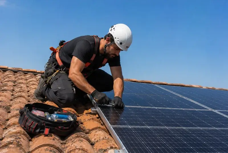 Maintenance et monitoring de panneaux solaires à Montélimar