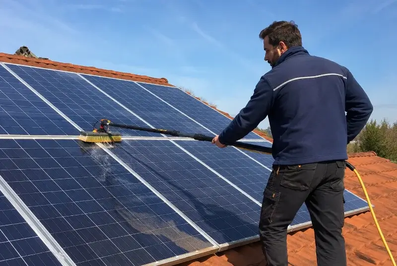 Nettoyage et entretien de panneaux solaires à Montélimar